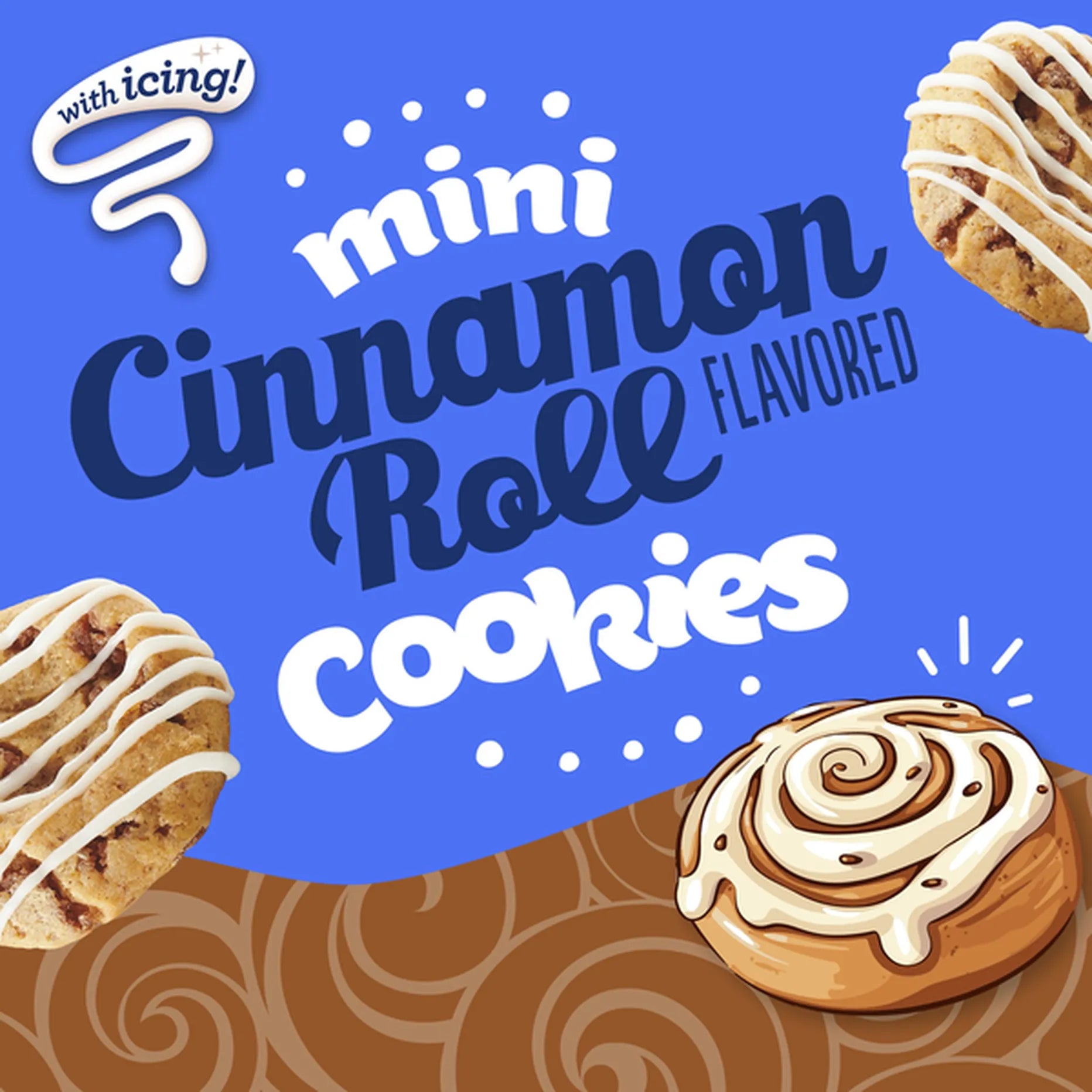 Pillsbury - Mini Cinnamon Roll Cookies 4 Count