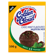 Golden Cloud - Choc Mint Flavoured Muffin Mix 500g (BB 09/01/2026)