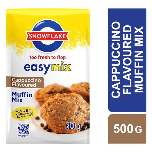 Snowflake - Easy Mix Cappuccino Muffin Mix 500g Makes 12