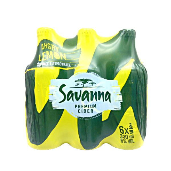 Savanna - Cider Angry Lemon NRB 330ml