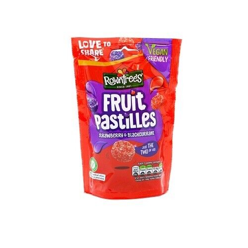 Rowntree's - Fruit Pastilles Strawberry & Blackcurrant Sharing Pouch 143g