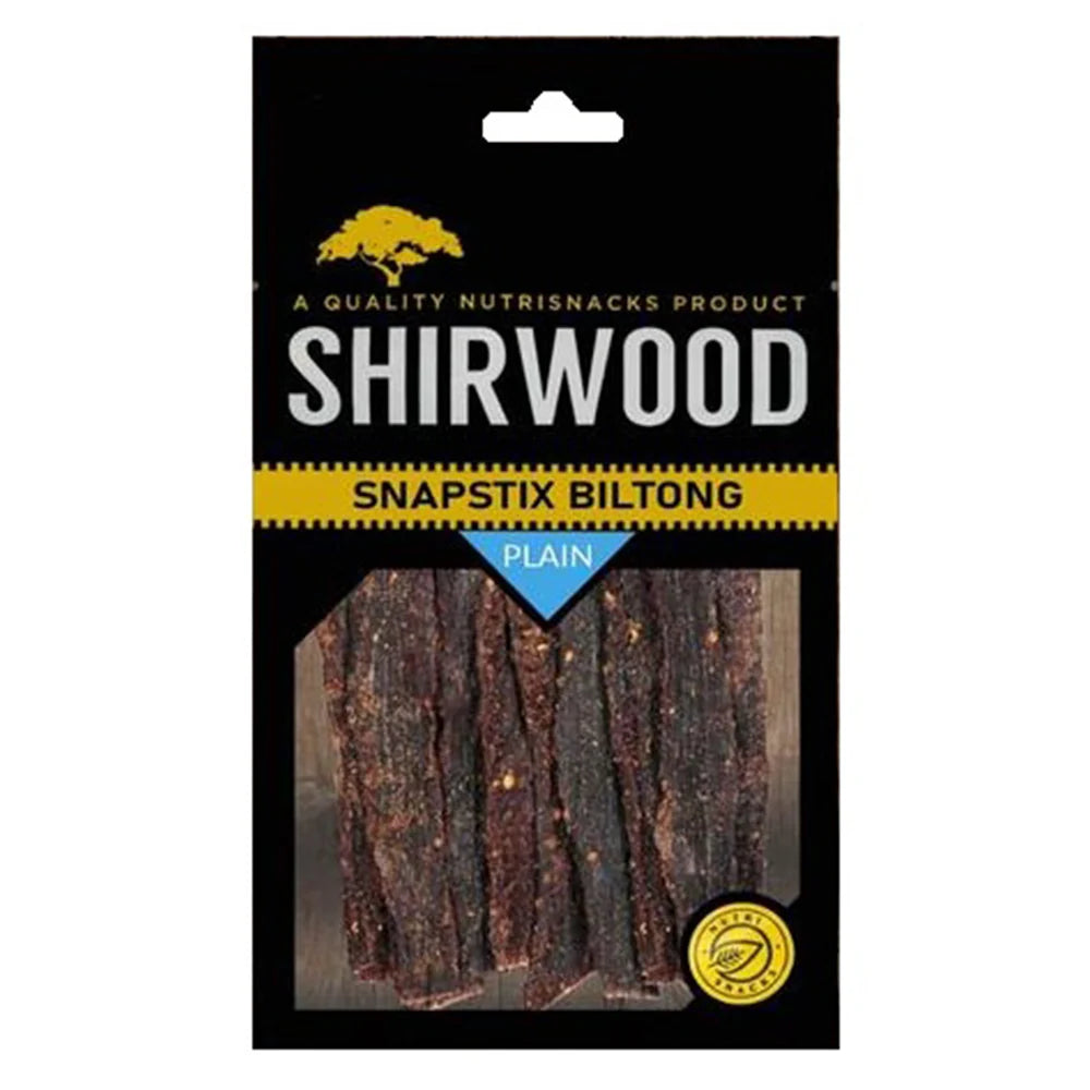 Shirwood - Snapstix Plain Biltong 80g Pack