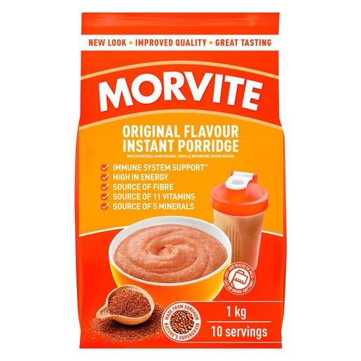 Morvite - Sorghum Instant Porridge Original Flavour 1kg