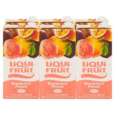 LiquiFruit - Long Life Fruit Breakfast Punch 200ml x 6 Pack