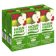 LiquiFruit - Long Life Fruit Juice Cranberry Cooler 200ml x 6