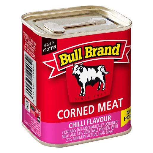 Bull Brand - Chilli Flavoured Corned Meat Can 300g