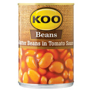 Koo - Butter Beans in Tomato Sauce 420g (BB 31/01/2028)