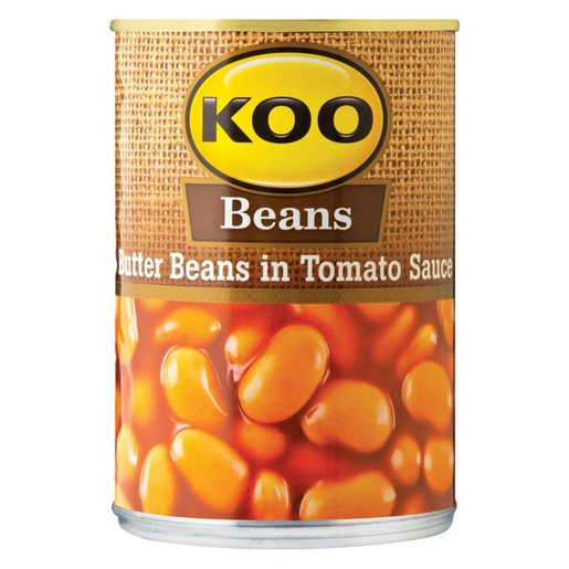 Koo - Butter Beans in Tomato Sauce 420g (BB 31/01/2028)