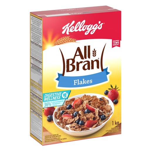 Kellogg's - All Bran Flakes Cereal 1kg