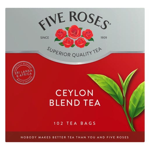 Five Roses - Tagless Ceylon Blend 102 Tea Bags