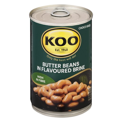 Koo - Butter Beans 410g (BB07/08/2027)