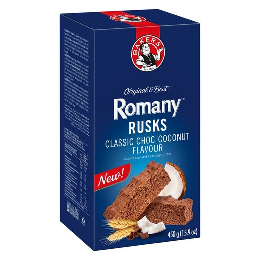 Bakers - Classic Romany Coconut Rusks 450g