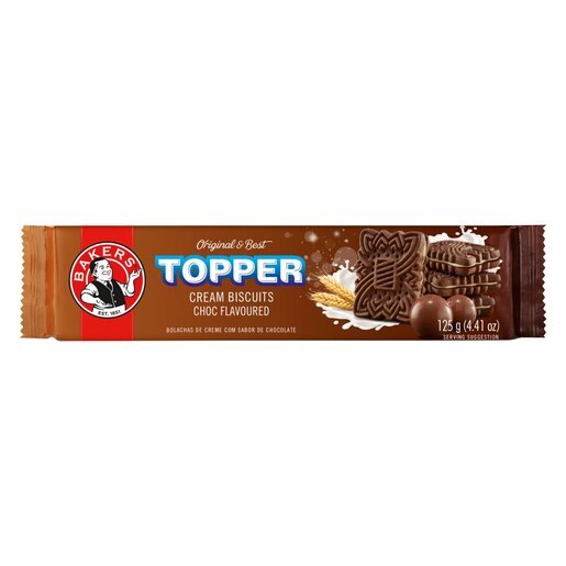 Bakers - Topper Cream Biscuits Chocolate 125g
