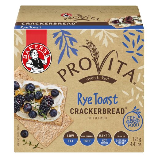 Bakers - Rye Toast Cracker Bread 125g