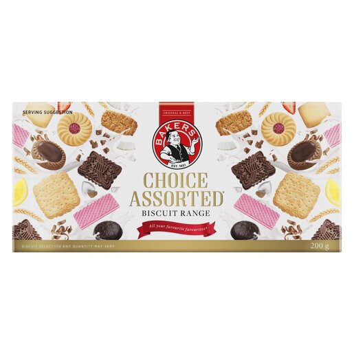 Bakers - Choice Assorted Biscuit Range 200g