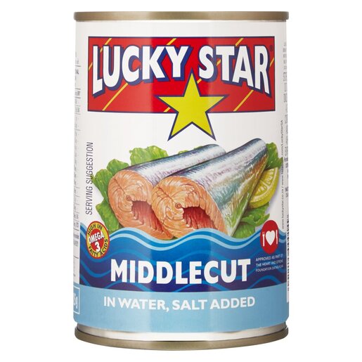 Lucky Star - Middlecut Fish 425g