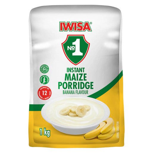 Iwisa - Instant Porridge Banana 1kg (BB 19/11/2025)