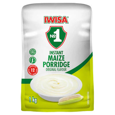 Iwisa - Instant Porridge Banana 1kg (BB 19/11/2025)