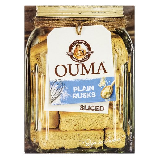 Ouma - Plain Rusks Sliced 450g