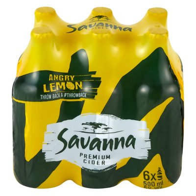 Savanna - Cider Angry Lemon 6 * 500ml