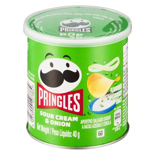 Pringles - Potato Crisps Sour Cream and Onion 40G