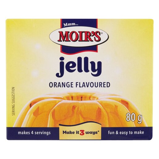 Moir's - Orange Flavored Jelly 80g (BB 06 Aug 2026]