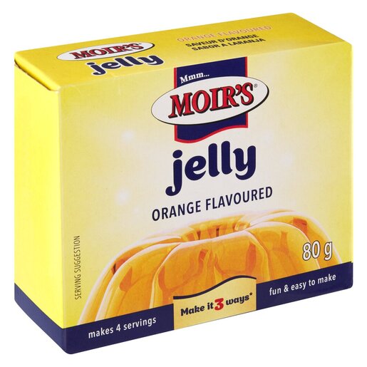 Moir's - Orange Flavored Jelly 80g (BB 06 Aug 2026]