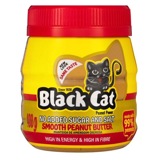 Black Cat - Smooth Peanut Butter No Sugar & Salt 400g (25/12/2025)