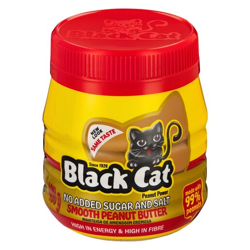 Black Cat - Smooth Peanut Butter No Sugar & Salt 400g (25/12/2025)