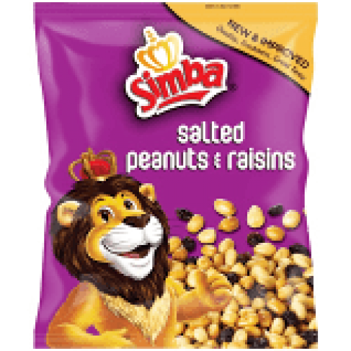 Simba - Peanuts & Raisins Salted 36g Bag