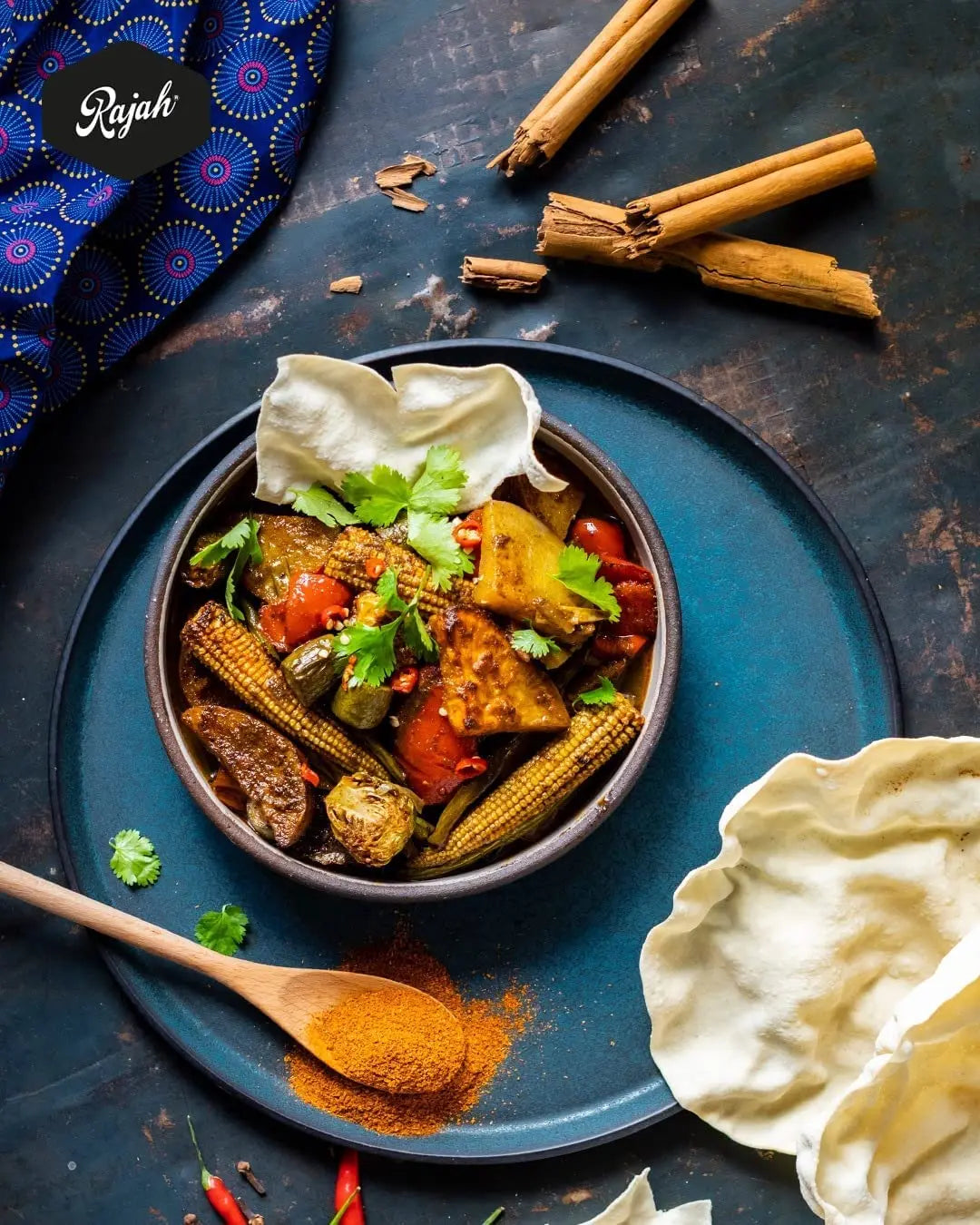 Robertsons - Rajah Hot Curry Powder 100g